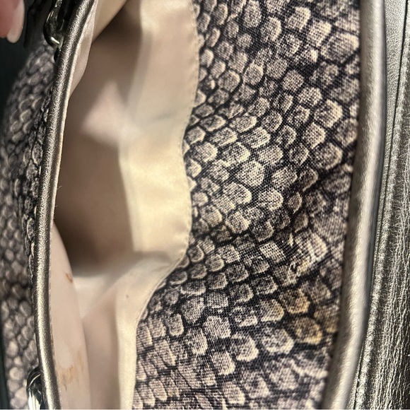 Gray/Silver Coach Tote Bag with Hang Tag & Dust Bag - Picture 8 of 9